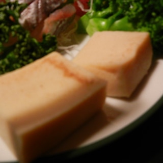 麺つゆで簡単高野豆腐
